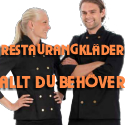 Restaurangkläder: Här finner du alla kläder för restaurangen.